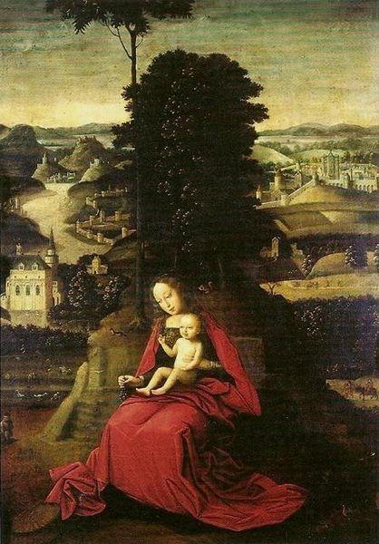 Adriaen Isenbrant Madonna and Child in a landscape China oil painting art
